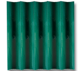 10x50 Bamboo Emerald Green Cracked Glaze Handmade Ceramic